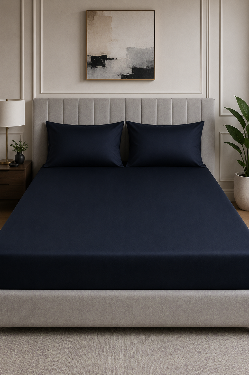 Plain Bedsheet Set Fitted