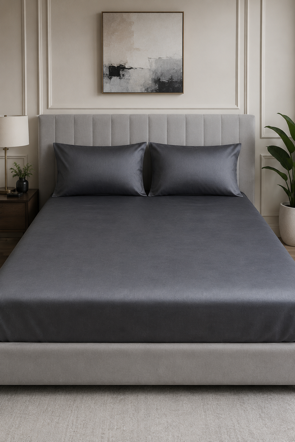 Plain Bedsheet Set Fitted